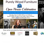 Purely Wood Furniture Open House Graphic