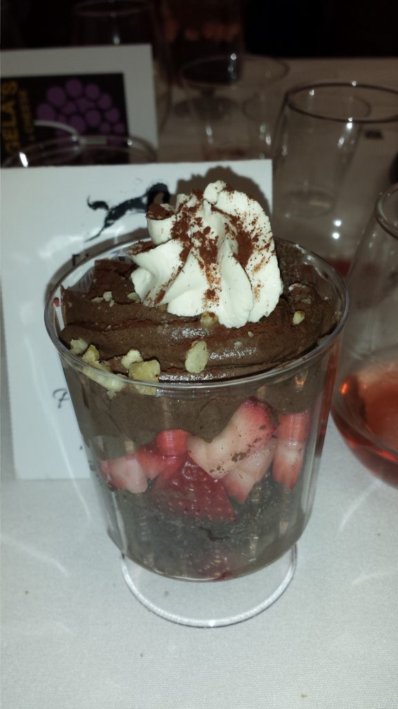 Bailey's Chocolate and Strawberry Trifle