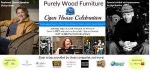 Purely Wood Furniture Open House Graphic