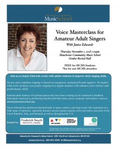 Voice Master Class Poster