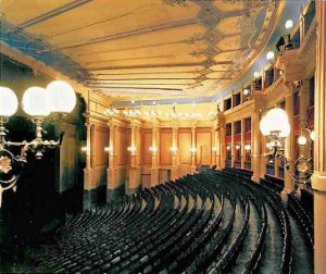 Photo of the interior of the theatre empty