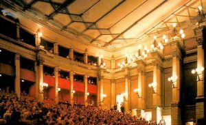 Photo of the interior of the theatre full