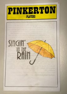 Pinkerton Singin' in the Rain Program Cover