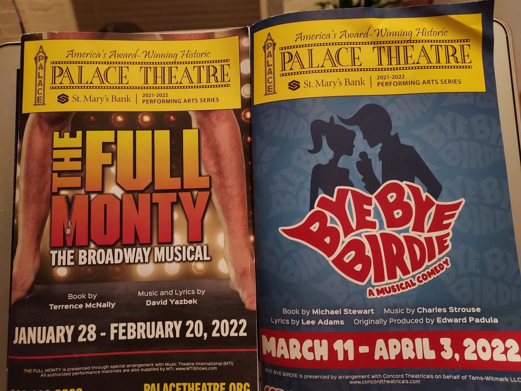 Bye Bye Birdie and Full Monty Playbook covers