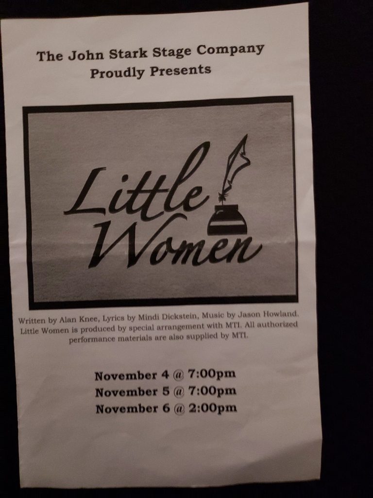 program cover of little women